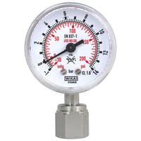 Wika Bourdon tube pressure gauge, Model 230.15